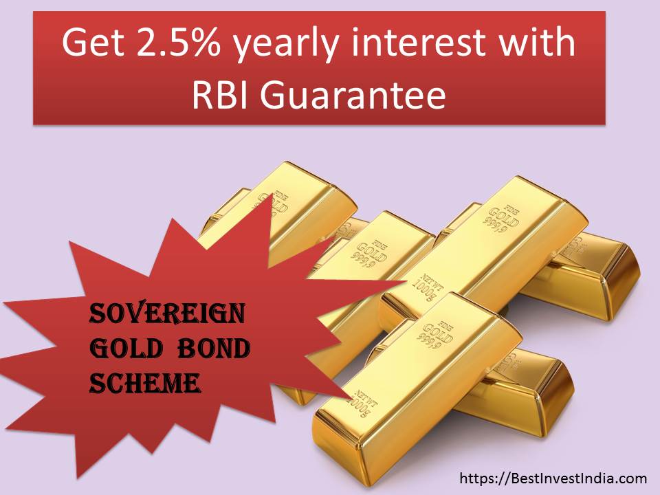 Sovereign gold bond scheme